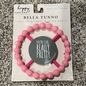 NWT Bella Tunno Pink 'You're Like, Really Pretty' Teether